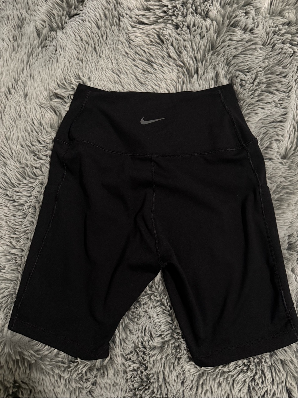 Nike Black High-Rise Bike Shorts